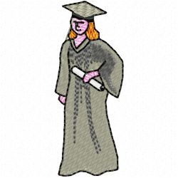 Characters Embroidery Design 2